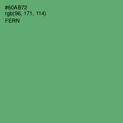 #60AB72 - Fern Color Image