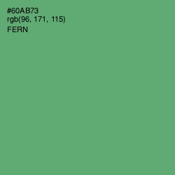 #60AB73 - Fern Color Image