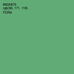 #60AB76 - Fern Color Image