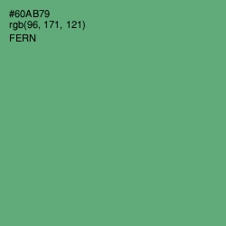 #60AB79 - Fern Color Image