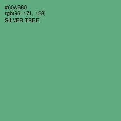 #60AB80 - Silver Tree Color Image