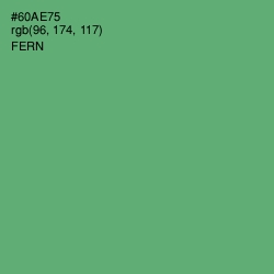 #60AE75 - Fern Color Image