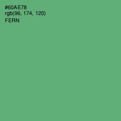 #60AE78 - Fern Color Image