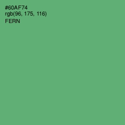 #60AF74 - Fern Color Image