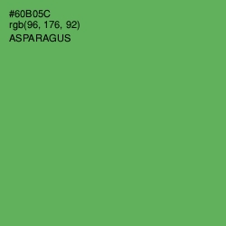 #60B05C - Asparagus Color Image