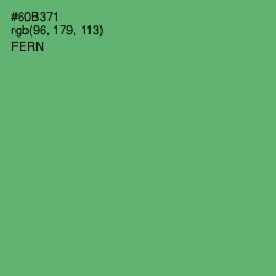 #60B371 - Fern Color Image