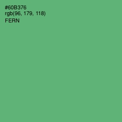 #60B376 - Fern Color Image
