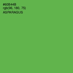 #60B44B - Asparagus Color Image