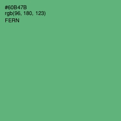 #60B47B - Fern Color Image