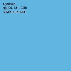 #60B5E1 - Shakespeare Color Image