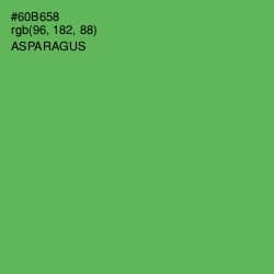 #60B658 - Asparagus Color Image