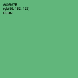 #60B67B - Fern Color Image