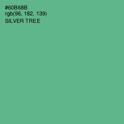 #60B68B - Silver Tree Color Image