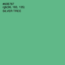 #60B787 - Silver Tree Color Image