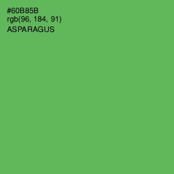 #60B85B - Asparagus Color Image