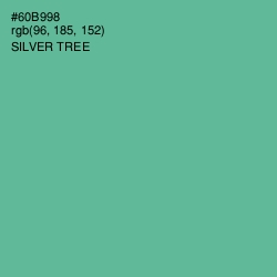 #60B998 - Silver Tree Color Image