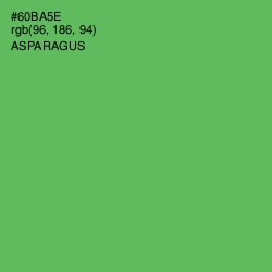 #60BA5E - Asparagus Color Image