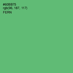 #60BB75 - Fern Color Image