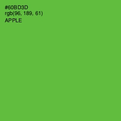 #60BD3D - Apple Color Image