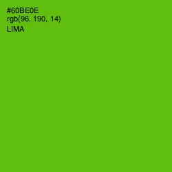 #60BE0E - Lima Color Image