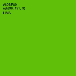 #60BF09 - Lima Color Image