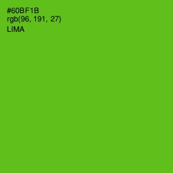 #60BF1B - Lima Color Image