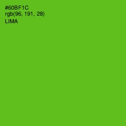 #60BF1C - Lima Color Image