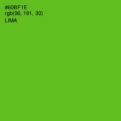 #60BF1E - Lima Color Image