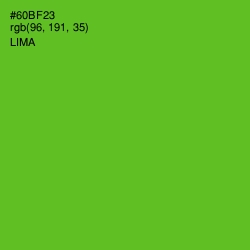 #60BF23 - Lima Color Image