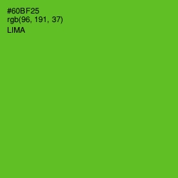 #60BF25 - Lima Color Image