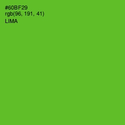 #60BF29 - Lima Color Image