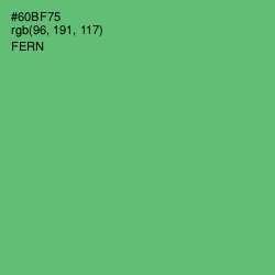 #60BF75 - Fern Color Image