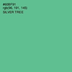 #60BF91 - Silver Tree Color Image
