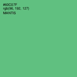 #60C07F - Mantis Color Image