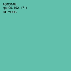 #60C0AB - De York Color Image