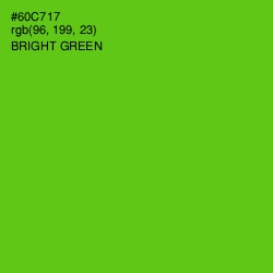 #60C717 - Bright Green Color Image