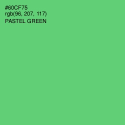 #60CF75 - Pastel Green Color Image