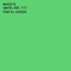 #60D075 - Pastel Green Color Image