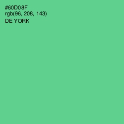 #60D08F - De York Color Image