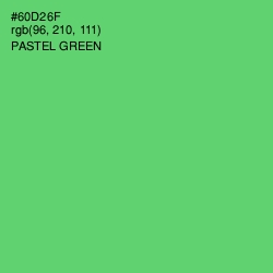 #60D26F - Pastel Green Color Image