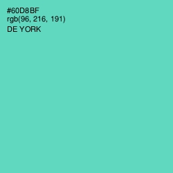 #60D8BF - De York Color Image