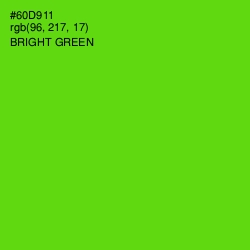 #60D911 - Bright Green Color Image