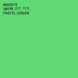 #60D975 - Pastel Green Color Image