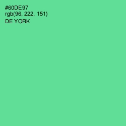 #60DE97 - De York Color Image