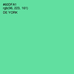 #60DFA1 - De York Color Image