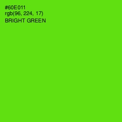 #60E011 - Bright Green Color Image