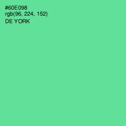 #60E098 - De York Color Image