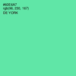 #60E6A7 - De York Color Image