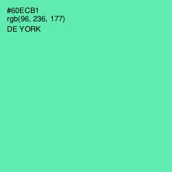 #60ECB1 - De York Color Image
