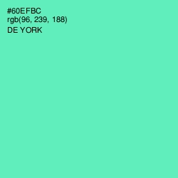 #60EFBC - De York Color Image